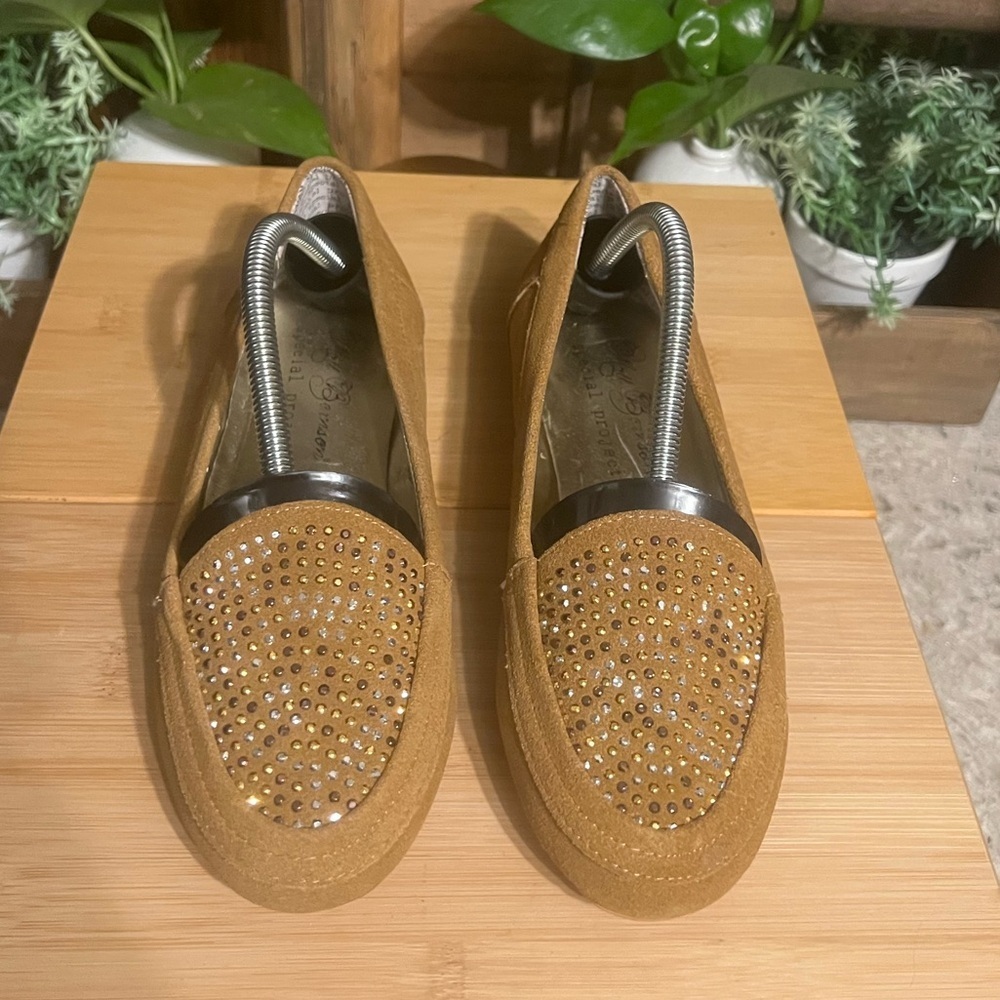 Matt Bernson Tan Studded Loafers